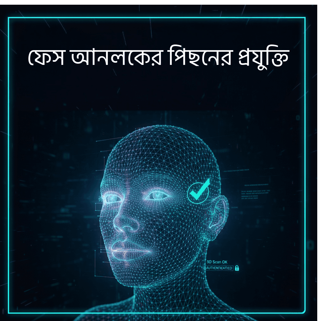 ফেস আনলোক প্রযুক্তি কন্টেন্ট ১