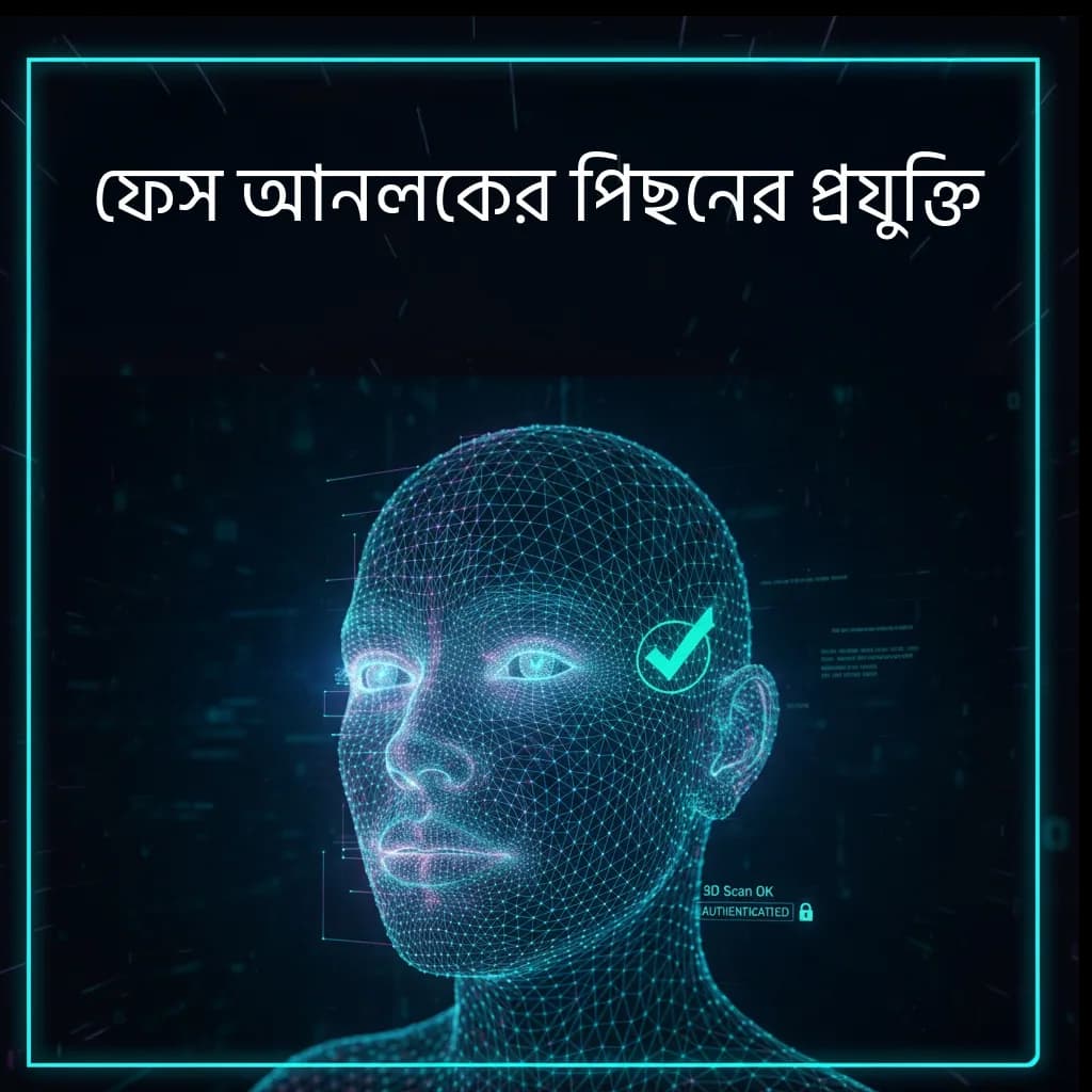 ফেস আনলোক প্রযুক্তি কন্টেন্ট ১